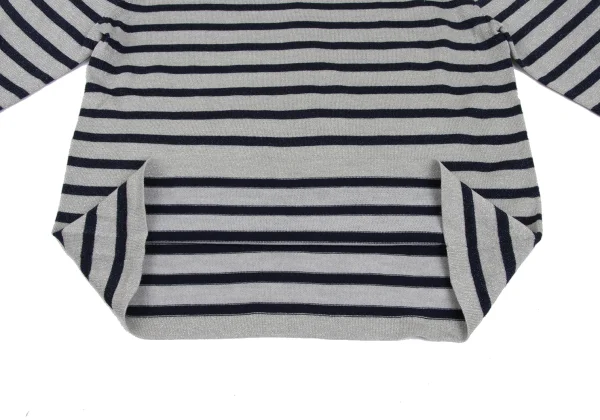Jean Paul GAULTIER FOR SEPT PREMIERES Wool Glitter Striped Knit Top K-173024_007
