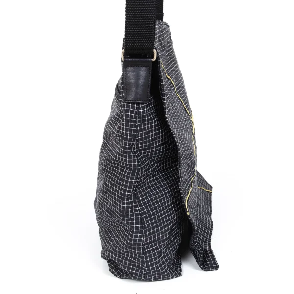 JPG by GAULTIER Logo Embroidery Grid Messenger Bag K-173027_008