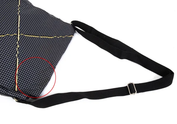 JPG by GAULTIER Logo Embroidery Grid Messenger Bag K-173027_009
