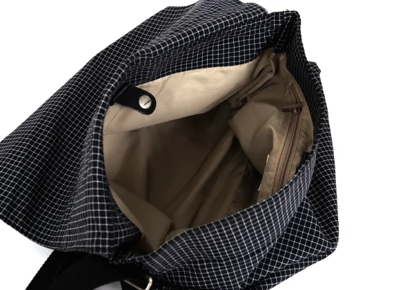 JPG by GAULTIER Logo Embroidery Grid Messenger Bag K-173027_012