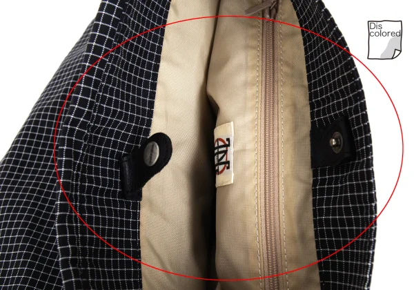 JPG by GAULTIER Logo Embroidery Grid Messenger Bag K-173027_013
