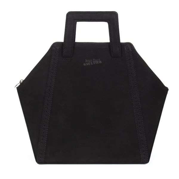 Jean Paul GAULTIER Synthetic Nubuck Hand Bag Black  K-173029_001