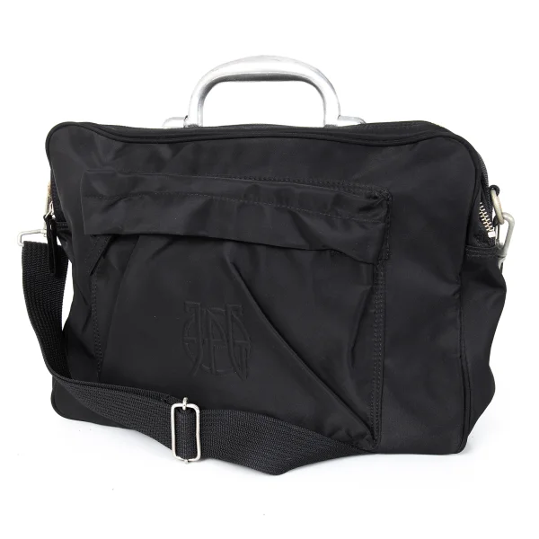 JPG by GAULTIER Logo Emboss Metal Handle 3way Bag Black  K-173030_001