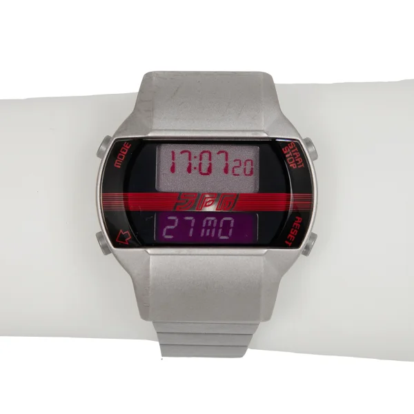 Jean Paul GAULTIER Logo Digital Watch Silver  K-173033_001