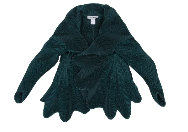 ISSEY MIYAKE 3D Steam Stretch Pleated Stripe Double Jacket K-173035_002