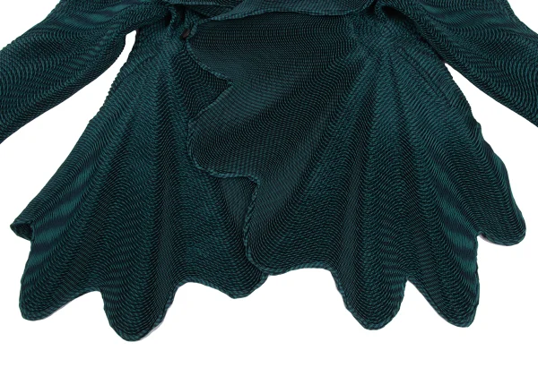 ISSEY MIYAKE 3D Steam Stretch Pleated Stripe Double Jacket K-173035_007