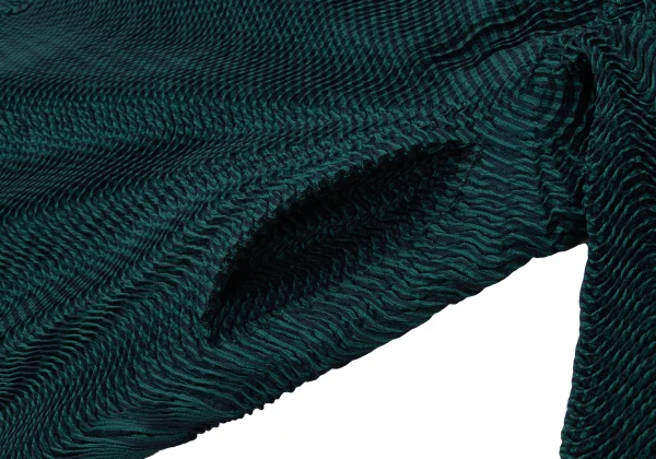 ISSEY MIYAKE 3D Steam Stretch Pleated Stripe Double Jacket K-173035_008