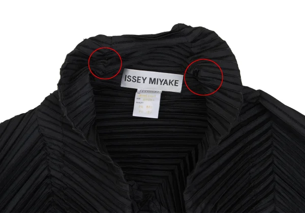 ISSEY MIYAKE 3D Steam Stretch Pleats Panel Switching Dolman Short Jacket K-173036_005