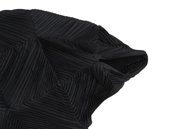 ISSEY MIYAKE 3D Steam Stretch Pleats Panel Switching Dolman Short Jacket K-173036_008