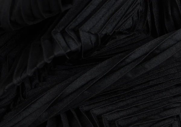 ISSEY MIYAKE 3D Steam Stretch Pleats Panel Switching Dolman Short Jacket K-173036_013