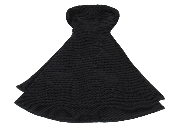 ISSEY MIYAKE Box Silhouette Scale Pleats Sleeveless Dress K-173037_002