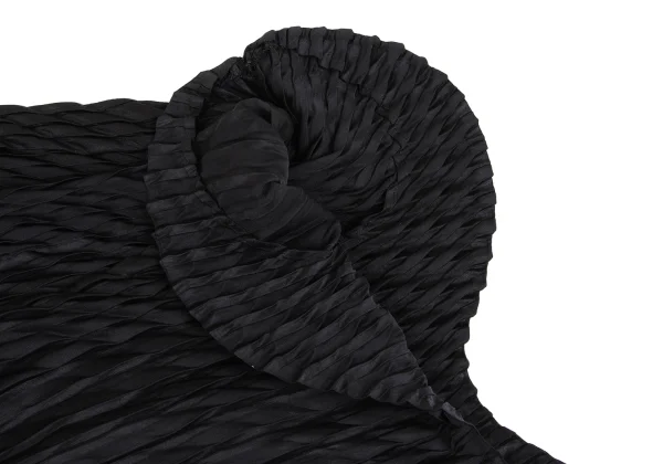 ISSEY MIYAKE Box Silhouette Scale Pleats Sleeveless Dress K-173037_006