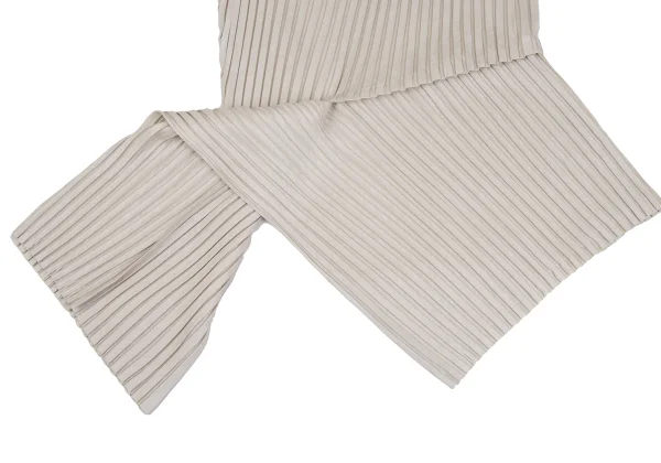 ISSEY MIYAKE Switching Design Asymmetry Pleats Sleeveless Tunic K-173038_007