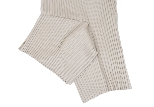 ISSEY MIYAKE Switching Design Asymmetry Pleats Sleeveless Tunic K-173038_010