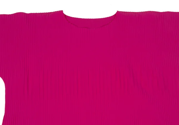 ISSEY MIYAKE me Fine Knit Pleated 3/4 Sleeve Top K-173042_003