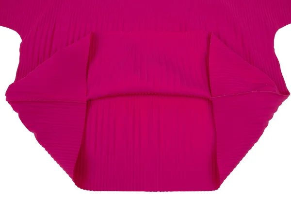 ISSEY MIYAKE me Fine Knit Pleated 3/4 Sleeve Top K-173042_008