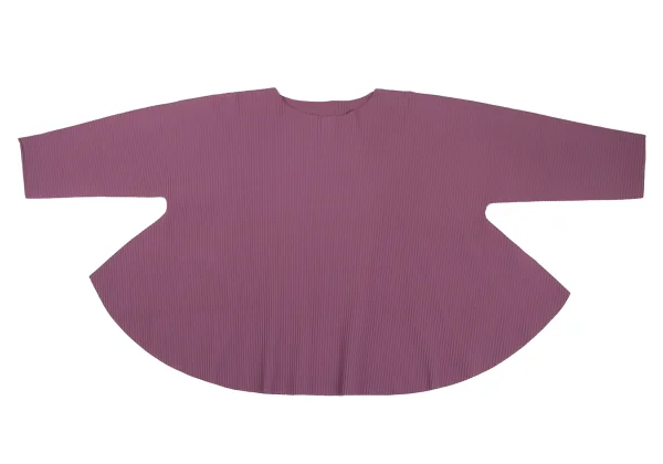 ISSEY MIYAKE me Fine-Knit Pleated Round-Hem Flare Top K-173043_002