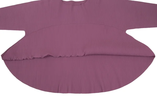 ISSEY MIYAKE me Fine-Knit Pleated Round-Hem Flare Top K-173043_007