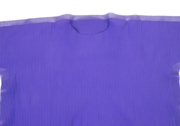 ISSEY MIYAKE me Mesh Trim Fine Knit Pleated T-Shirt K-173044_003