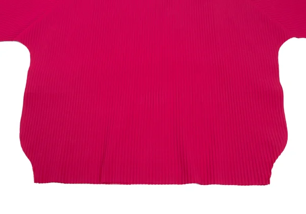 ISSEY MIYAKE me Fine-Knit Pleated Pot-Sleeve Top K-173045_006