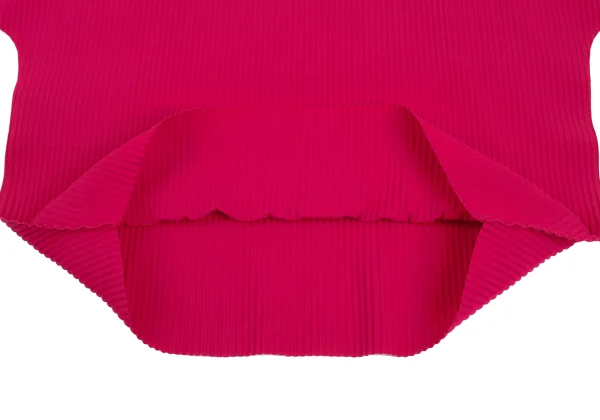 ISSEY MIYAKE me Fine-Knit Pleated Pot-Sleeve Top K-173045_007