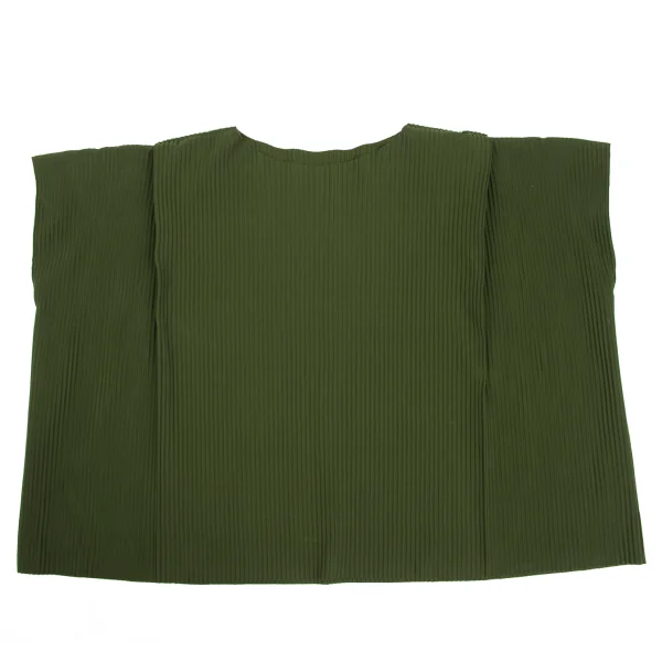 ISSEY MIYAKE me Fine-knit Pleats Fold-over Design Sleeveless Top K-173048_002