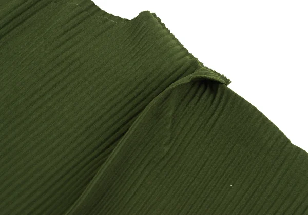 ISSEY MIYAKE me Fine-knit Pleats Fold-over Design Sleeveless Top K-173048_005