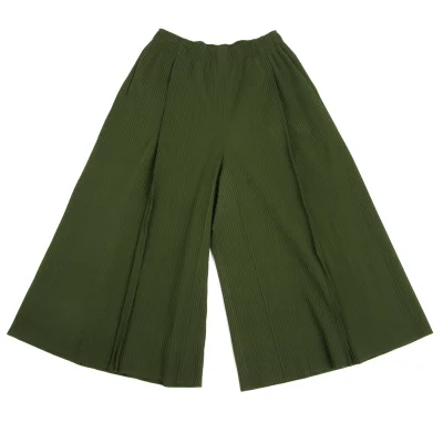 ISSEY MIYAKE me Fine-knit Pleats Box Tuck Wide Pants