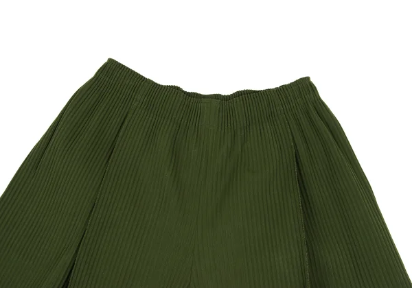 ISSEY MIYAKE me Fine-knit Pleats Box Tuck Wide Pants K-173049_002