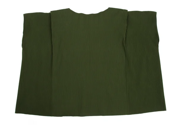 ISSEY MIYAKE me Fine-knit Pleats Fold-over Design Top & Pants K-173050_010
