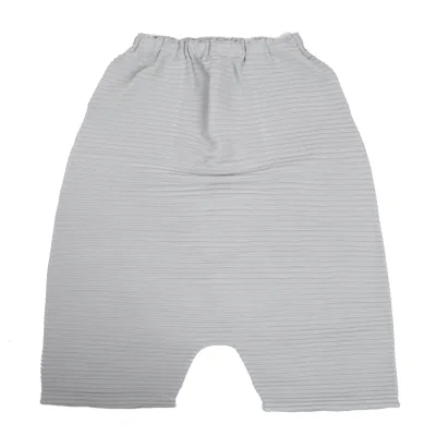 ISSEY MIYAKE me Poly Pleated Dropped Crotch Pants