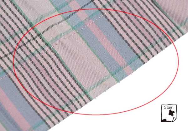 ISSEY MIYAKE me Checked Accordion Pleats Wide Pants K-173056_007