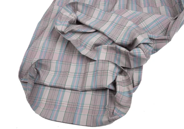 ISSEY MIYAKE me Checked Accordion Pleats Wide Pants K-173056_008