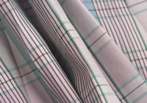 ISSEY MIYAKE me Checked Accordion Pleats Wide Pants K-173056_010