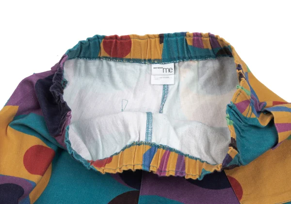 ISSEY MIYAKE me Cotton Blend Psychedelic Eye Print Stretch Pants K-173057_004