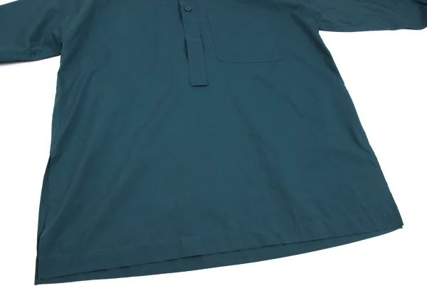 ISSEY MIYAKE IM MEN Poly Cotton Band-collar Pullover Shirt K-173061_010