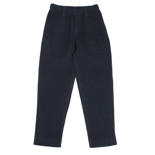 HOMME PLISSE ISSEY MIYAKE Pleated Tapered Pants Navy 1 K-173062_001
