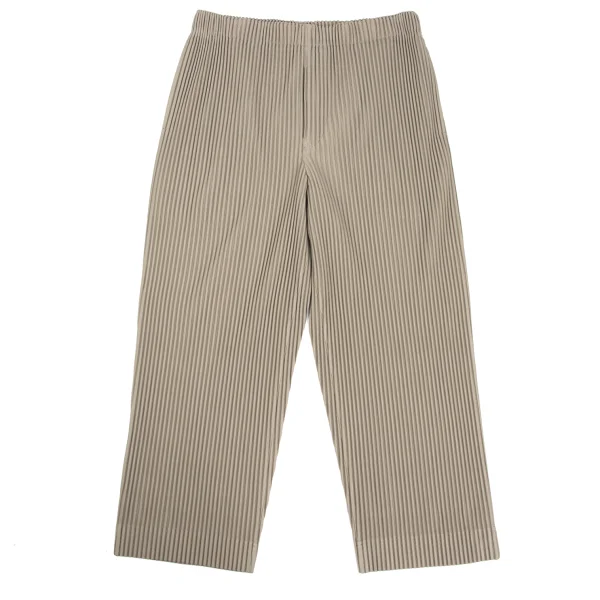 HOMME PLISSE ISSEY MIYAKE Pleated Wide Pants Beige 3 K-173063_001