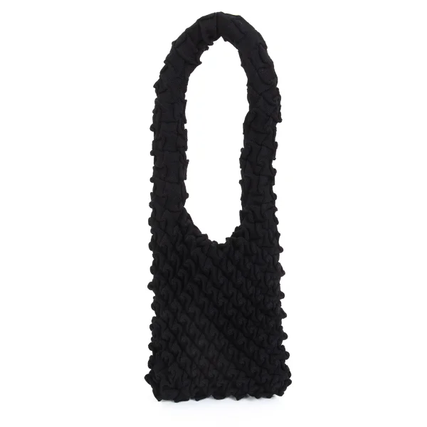 ISSEY MIYAKE Wool Blend Pleated Mini Handbag K-173064_002