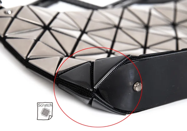 BAO BAO ISSEY MIYAKE PLATINUM Chain Design Shoulder Bag K-173067_007