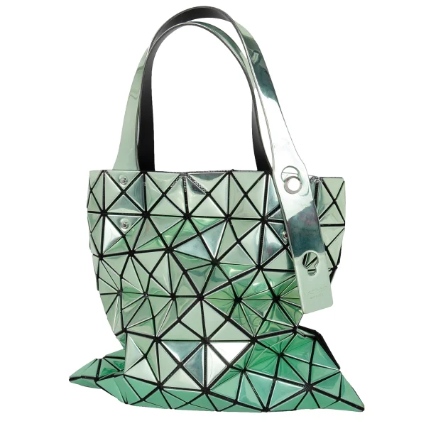 BAO BAO ISSEY MIYAKE PLATINUM 7×7 Tote Bag Green  K-173068_001