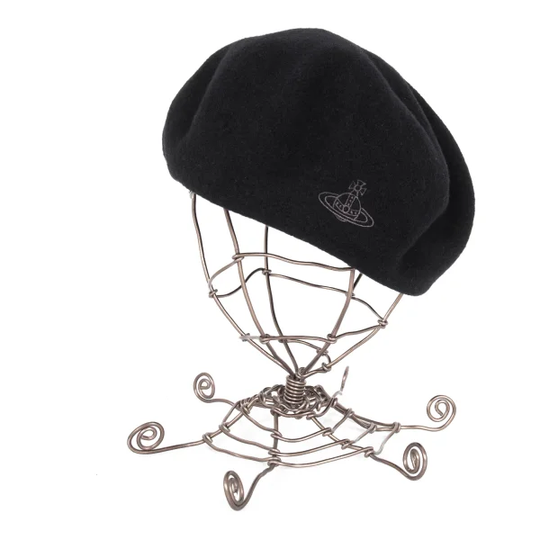 Vivienne Westwood Orb Embroidered Beret K-173070_003