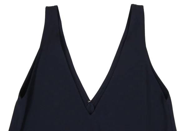 Y's Wool Rayon V-neck Sleeveless Dress K-173072_004