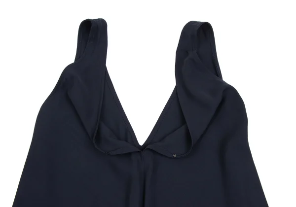 Y's Wool Rayon V-neck Sleeveless Dress K-173072_011
