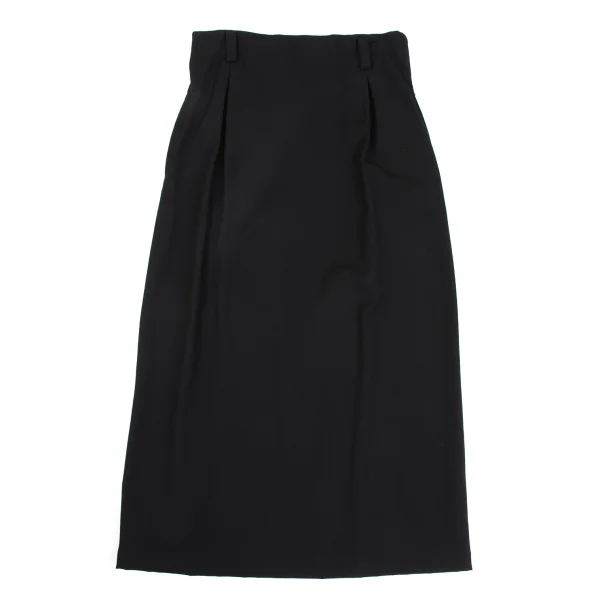 Y's Wool Gaba Front Darts Skirt K-173074_002