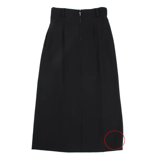 Y's Wool Gaba Front Darts Skirt K-173074_007