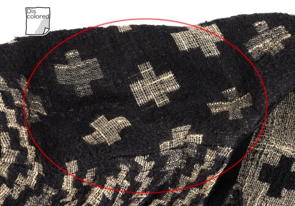 ISSEY MIYAKE Silk Jacquard Collarless Coat K-173075_005