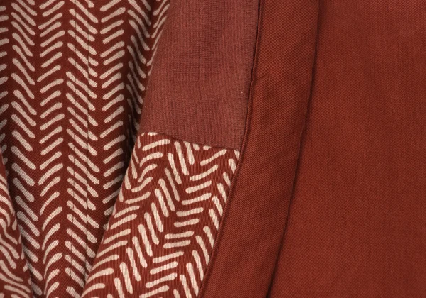 Plantation Patterned Lining Padded Coat K-173076_005