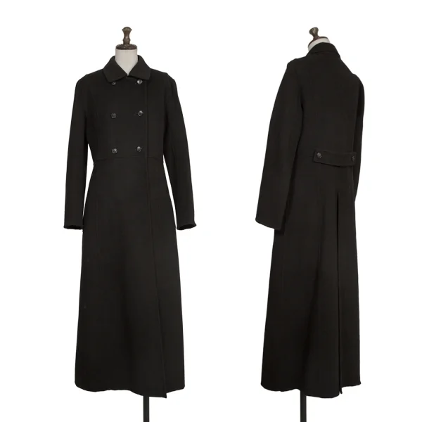 TSUMORI CHISATO Double Long Coat Black S-M K-173077_001
