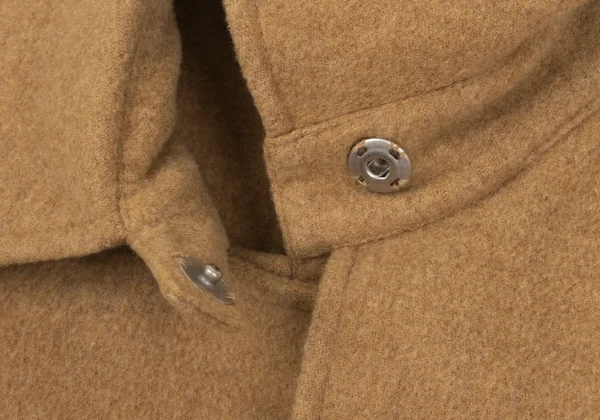 TSUMORI CHISATO Melton Wool Snap-Button Belted Coat K-173078_004